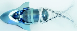 More efficient than a ship&#8217;s propeller: the Airacuda&#8217;s fin drive with Festo fluidic muscles